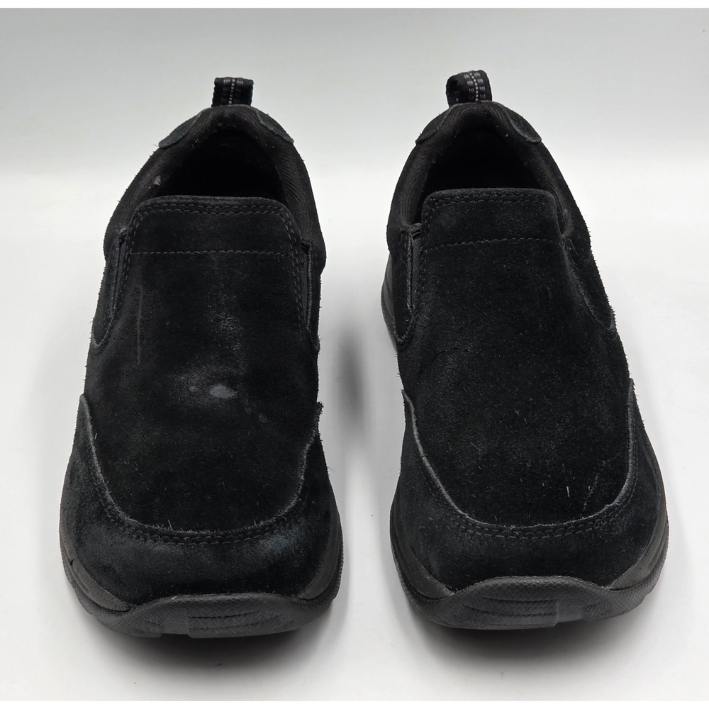 LL Bean Women's Comfort Mocs Shoe Brown Suede Slip On Loafers Size 7 Wide - Picture 3 of 12